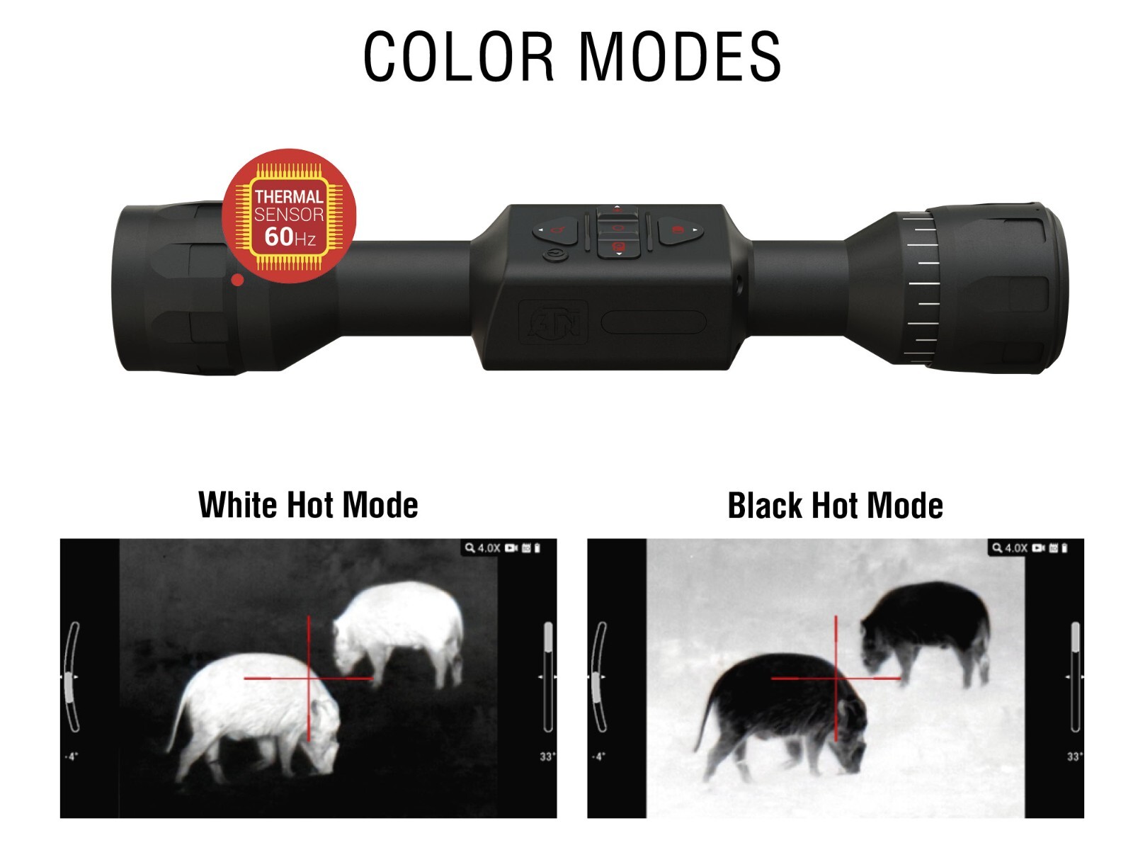 Buy RF KIT ATN Thor LTV 256x192 3-9x Thermal Rifle Scope | Targets Kit | SD Card