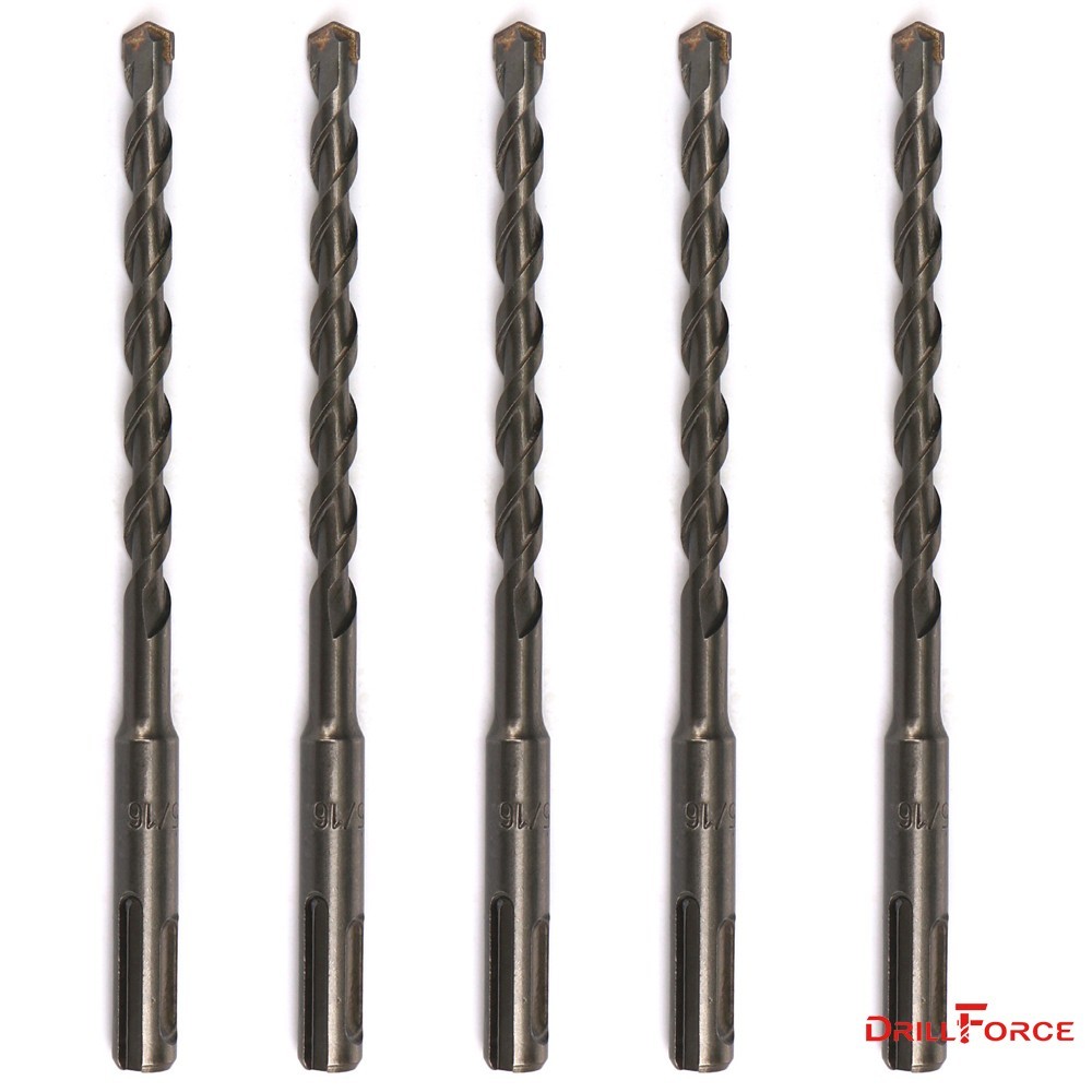 5PCS 5/16" X6" Drill Bit Set SDS Plus Rotary Hammer Concrete Masonry Carbide Tip