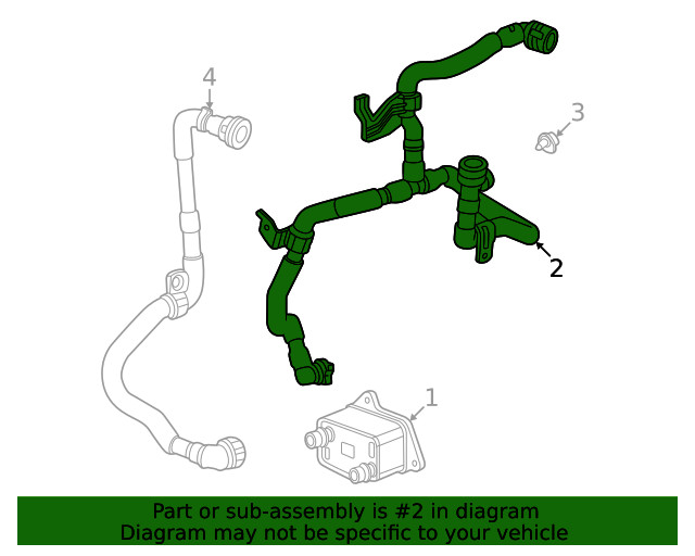 Genuine GM Coolant Hose 85793032