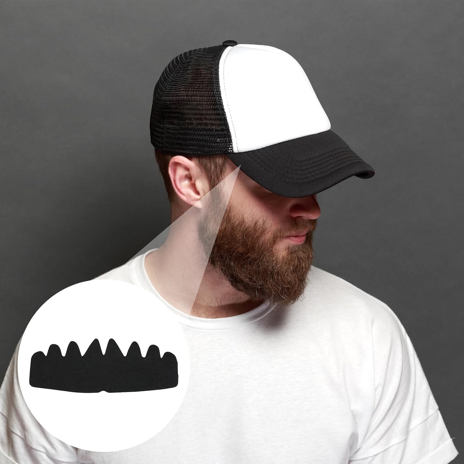 6PCS Hat Sweat Liners for Caps Washable Reusable Inserts for Sweat Protection