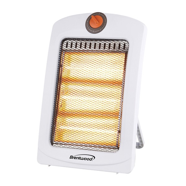 Brentwood Kool Zone  HQ1000W 1000W Max Portable Quartz Space Heater White