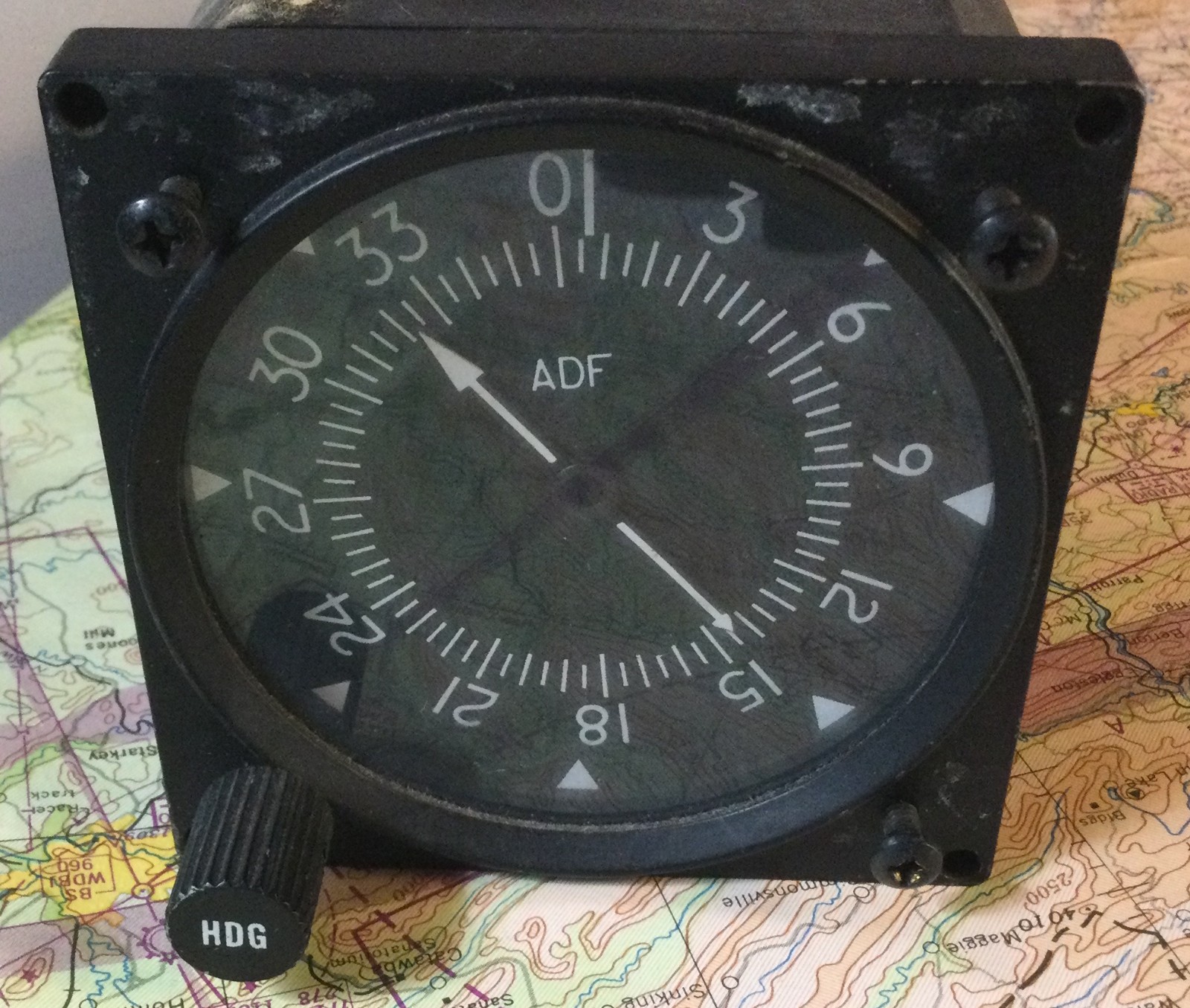 Aircraft Radio Corp/ARC ADF Indicator IN-346A PN: 40980-1001  *Tested Good
