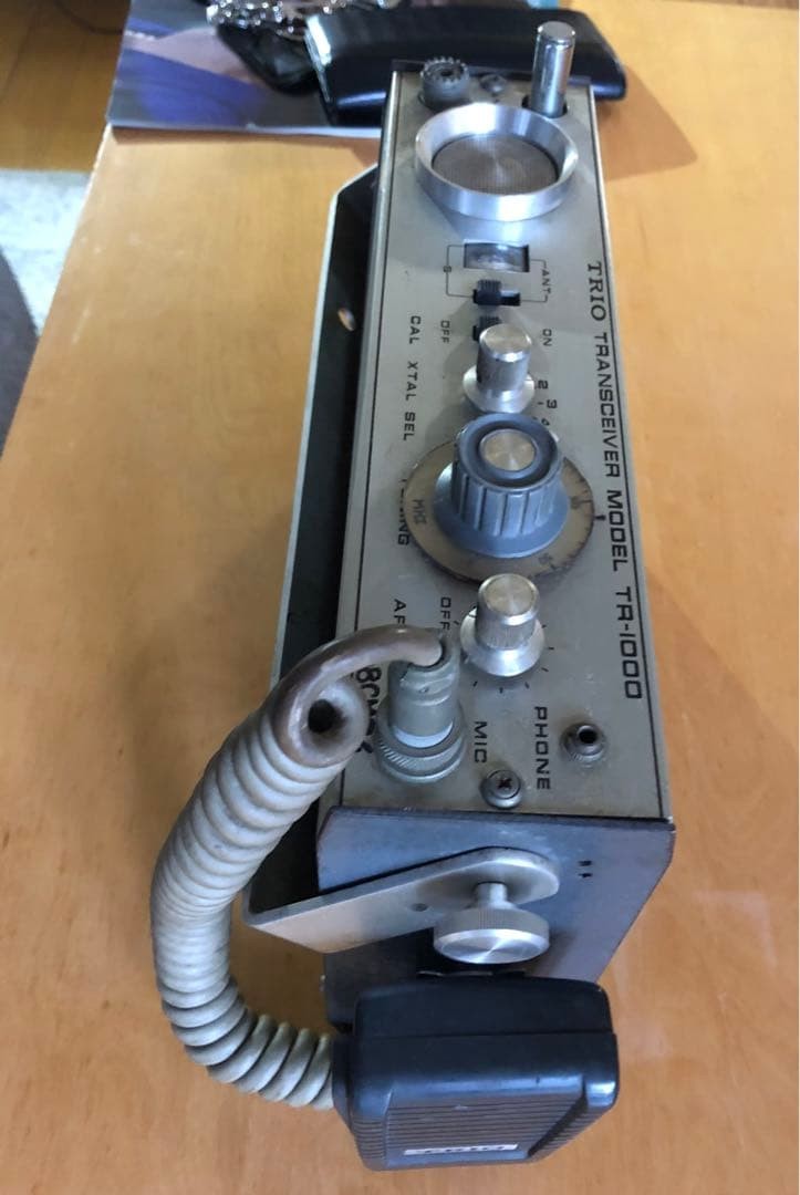 TRIO TR-1000 50MHz AM Transceiver Vintage Ham Radio Made in Japan　Analog Meter