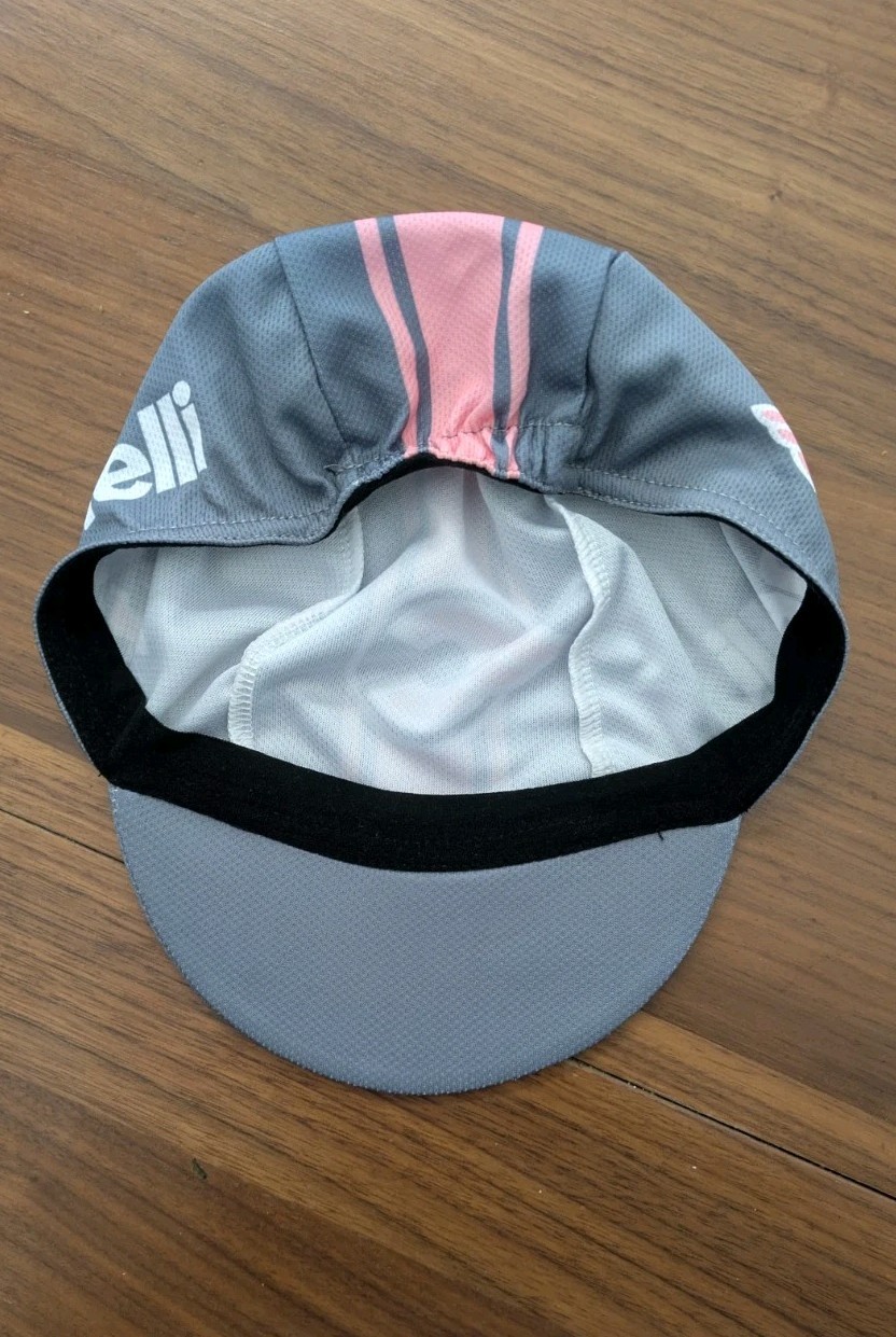 CINELLI Team Cycling Cap Pink Gray Breathable