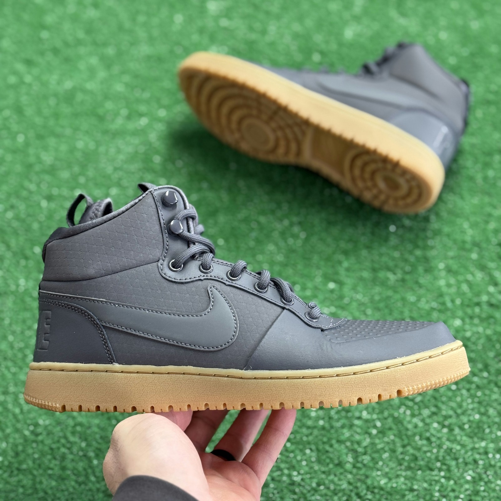 Nike Court Borough Mid Winter Dark Grey Mens AA0547-001 NEW Multi Sz
