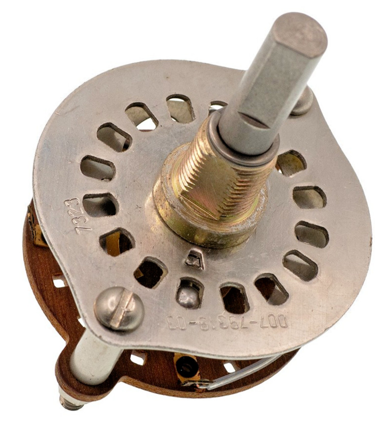 Oak 007-79319-03, 1 Wafer, 1 Pole, 8 Position, Rotary Switch 1/4" Shaft