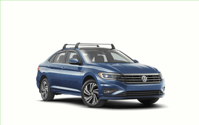 Genuine Volkswagen Base Carrier Bars - Black/Silver 17A071126A