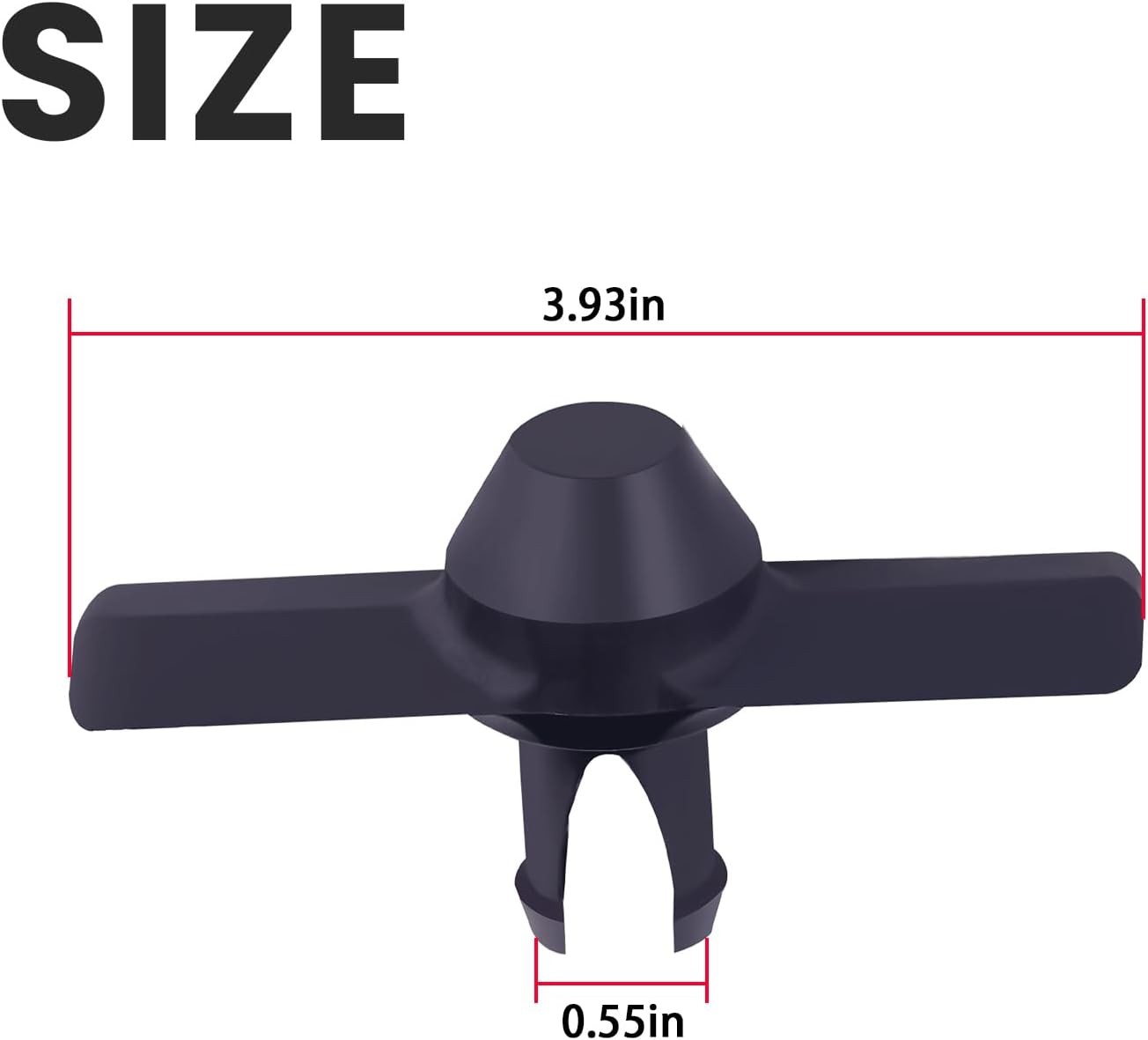 2Pcs for Echo RB-60 Broadcast Spreader Upgrade Agitator Replace Part Longer Arm