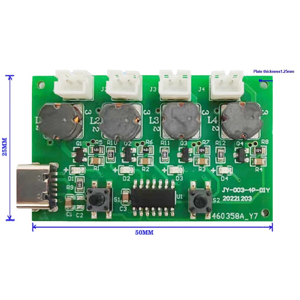 High Performance Atomization with Mist Maker and Four Atomized Drive Board