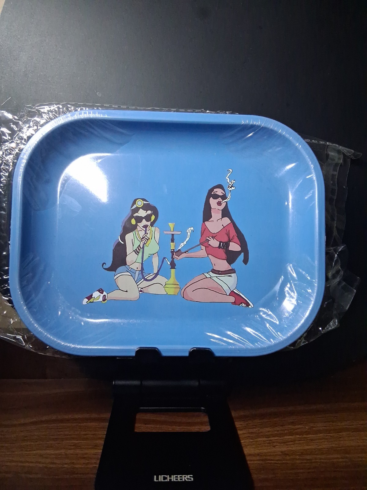 Character Rolling Tray- Blue