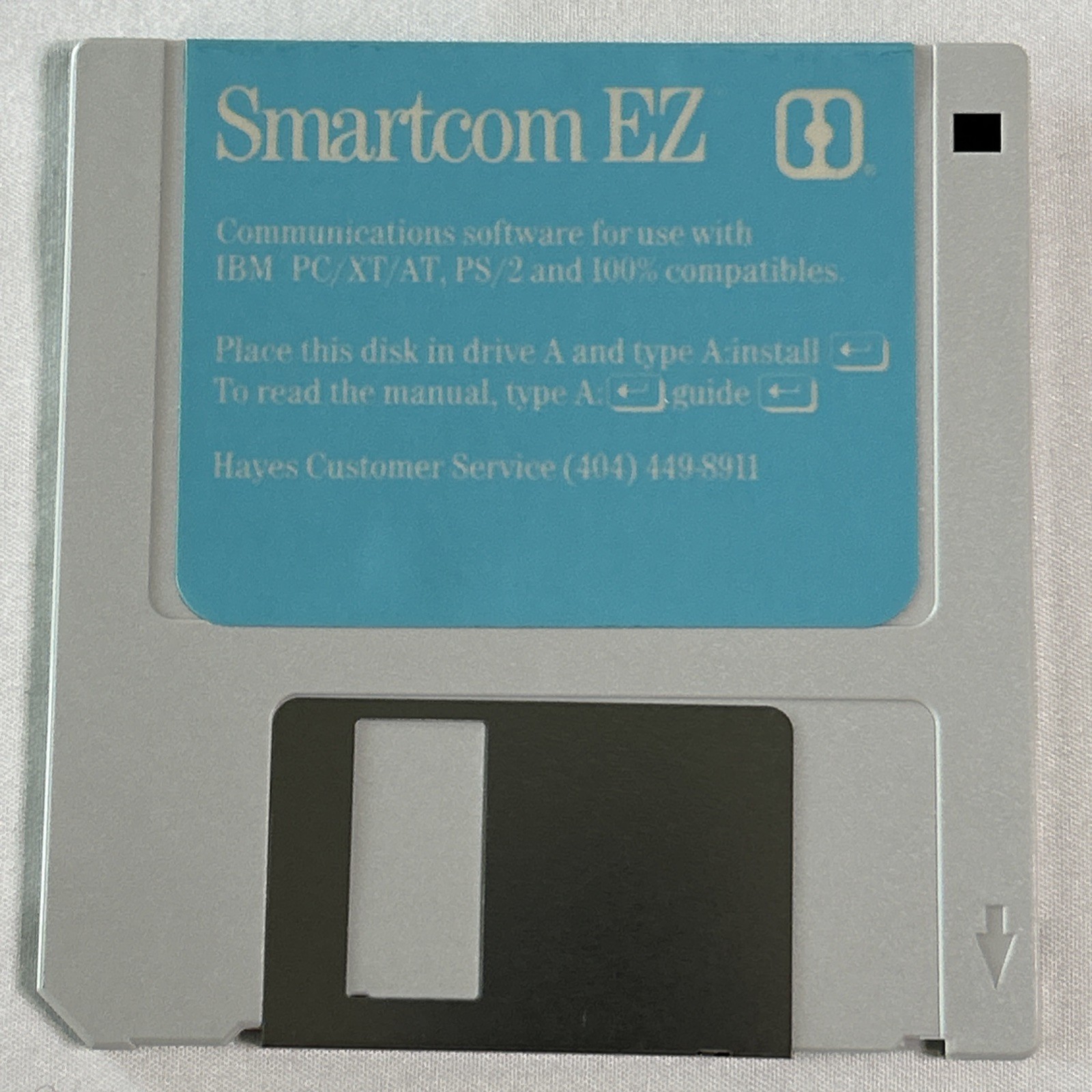 Smartcom EZ & Fax Communication Software by Hayes - 3.5" Floppy Disk Vintage