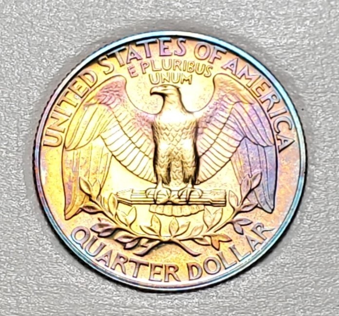 TONED 1988 S WASHINGTON QUARTER PROOF UNC #C2707