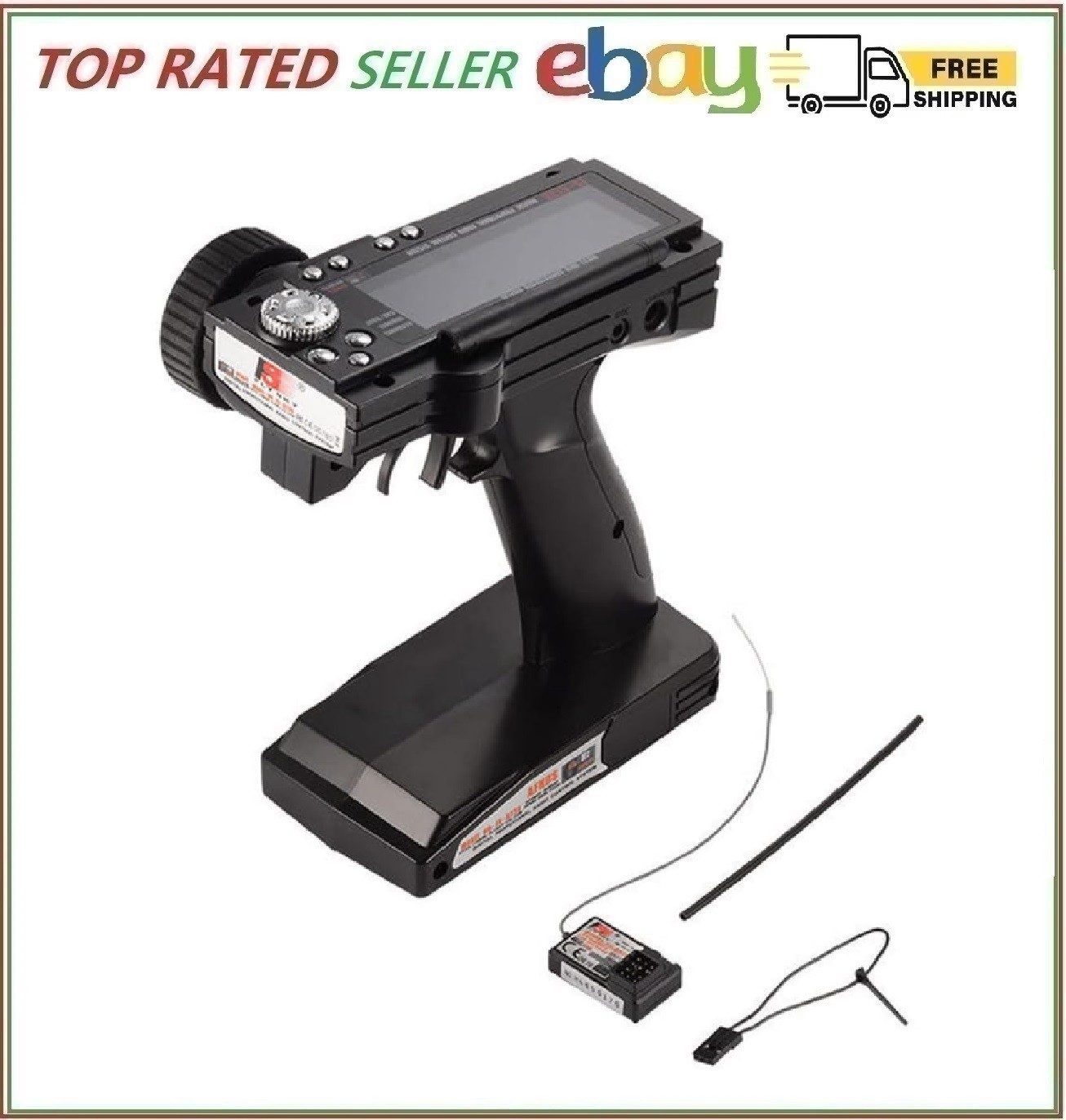 Flysky FS-GT3B 2.4Ghz 3 Channel RC Transmitter + FS-GR3E Receiver for Radio C...