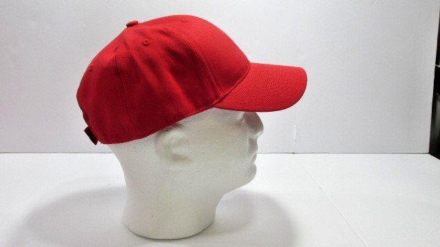 Lot of 12 Alleson Adult wholesale Plain Blank Red Adjustable Baseball Cap Hats