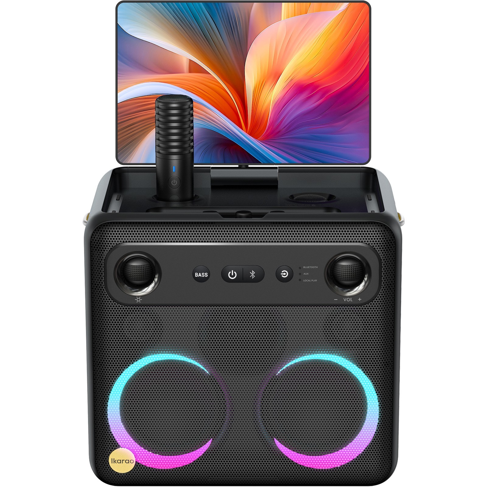 Ikarao Break X2 karaoke machine, with 10.1" + 32GB Karaoke Tablet, 300W Speaker