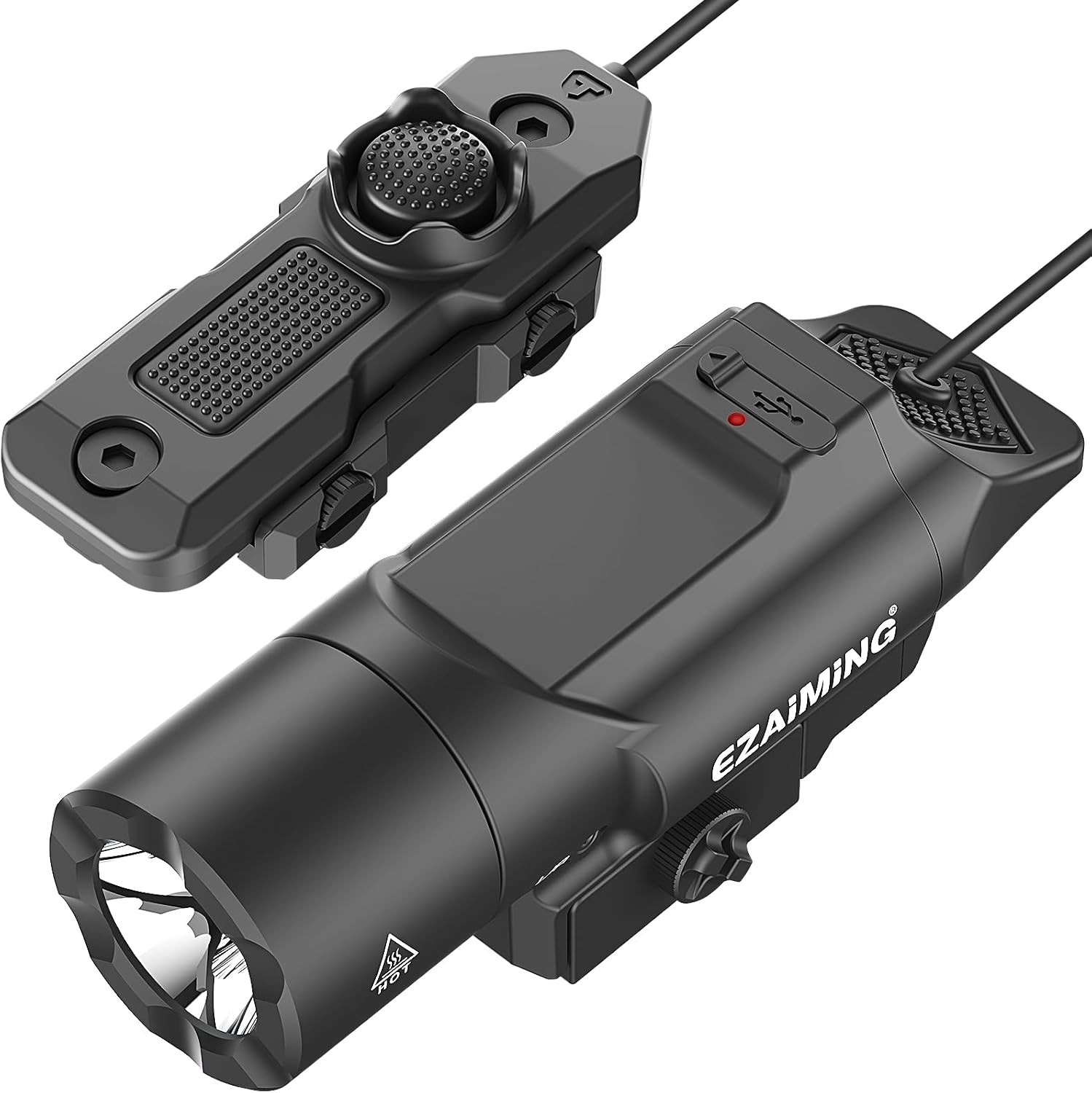 1750 Lumen Tactical Rifle Flashlight for 1913 Picatinny Rail Mount | Brightness