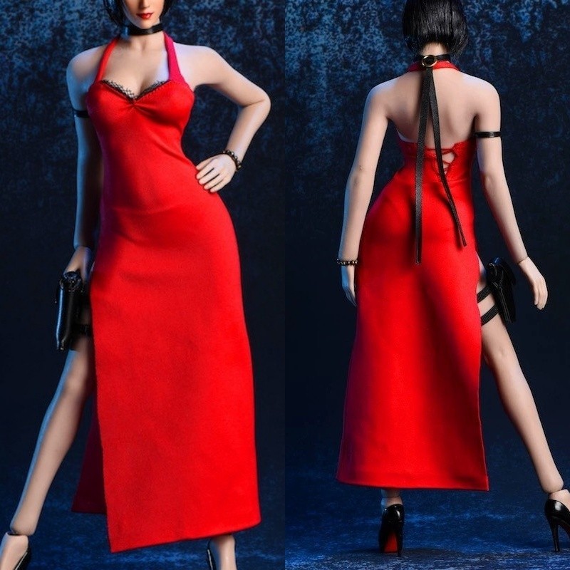 vstoys 1:6 18XG14 Red Evening Dress  Long Dress Model Fit 12'' Female Figure Toy
