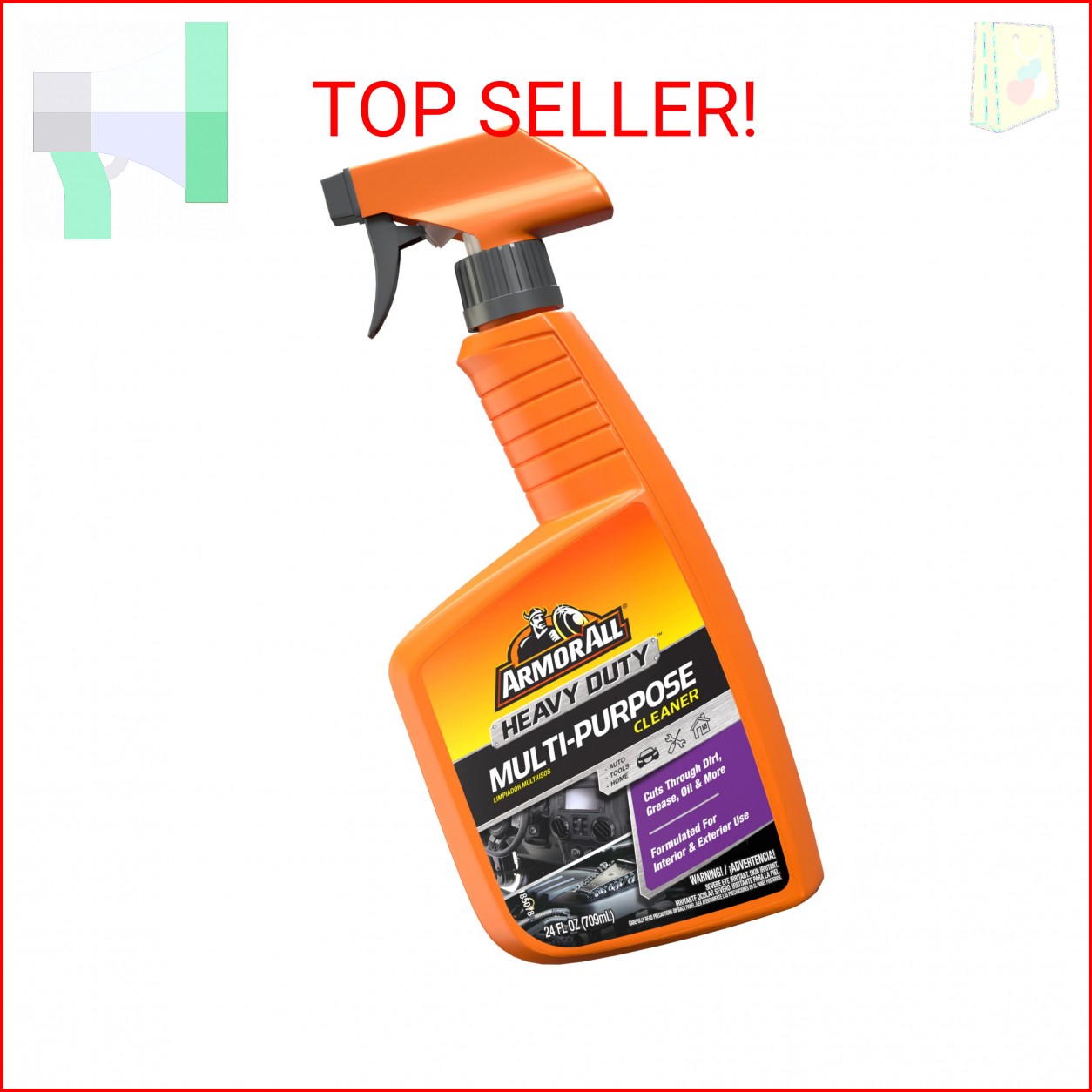 Armor All Heavy Duty Multi Purpose Cleaner, All Purpose Car Cleaner for All Auto