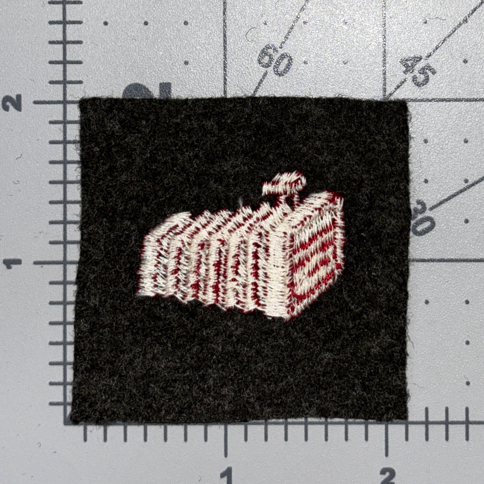 USMC Shipboard Marine Photographer's Mate Cuff Patch Inv# K2304