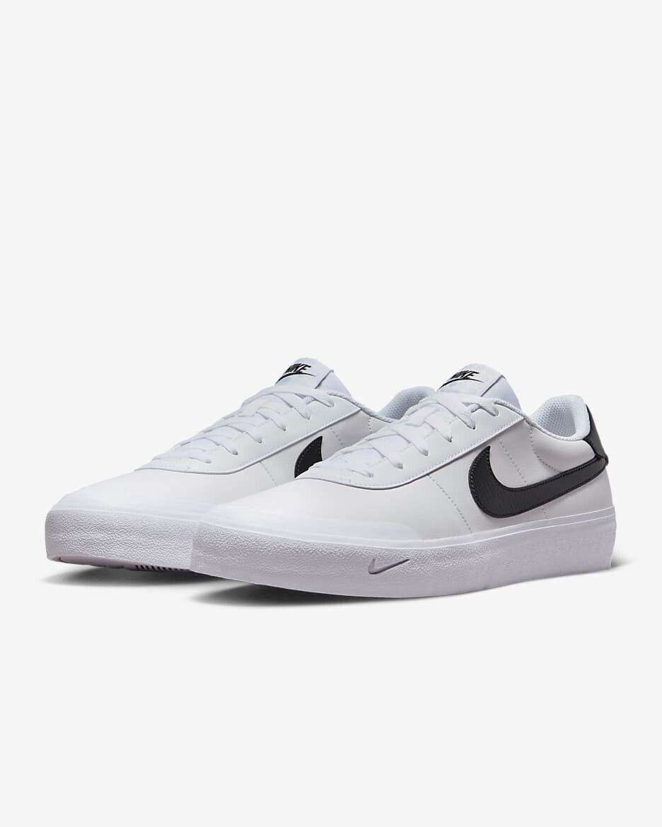 Nike Court Shot Sneakers LifeStyle Shoes White/Black FQ8146-104 US 7-12