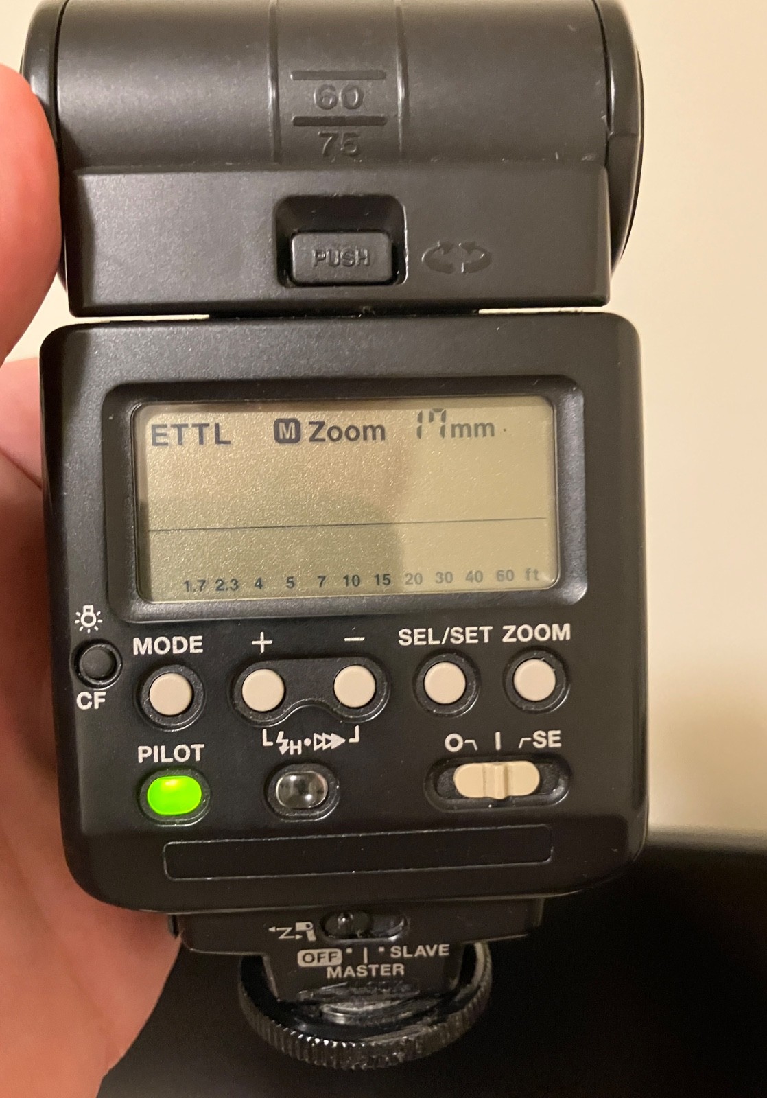 Canon Speedlite 550EX Shoe Mount Flash EOS E-TTL Master/Slave - Tested Working