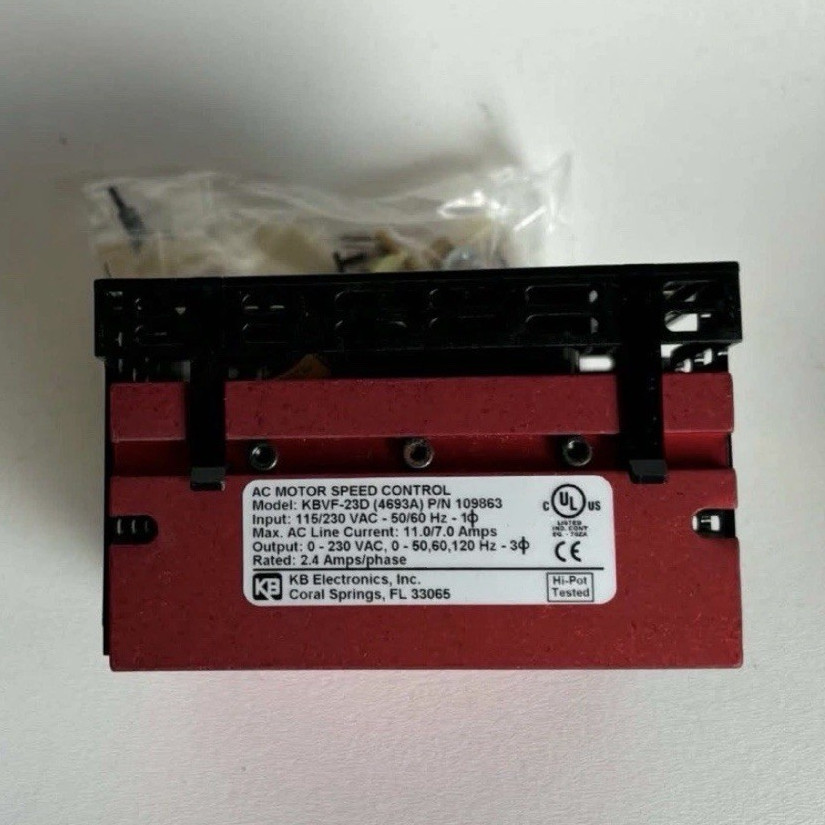 KB Electronics KBVF-23D AC Motor Speed Control 230VAC 4.2A Model 109863