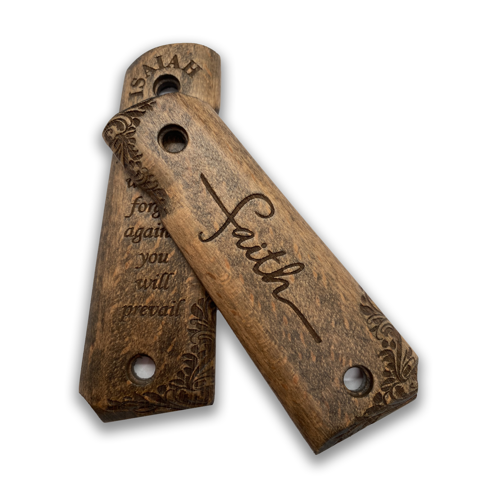ZIB GRIPS Colt 1911 Grips Full Size 1911 (Government/Commander) ISAIAH 54-17 No3