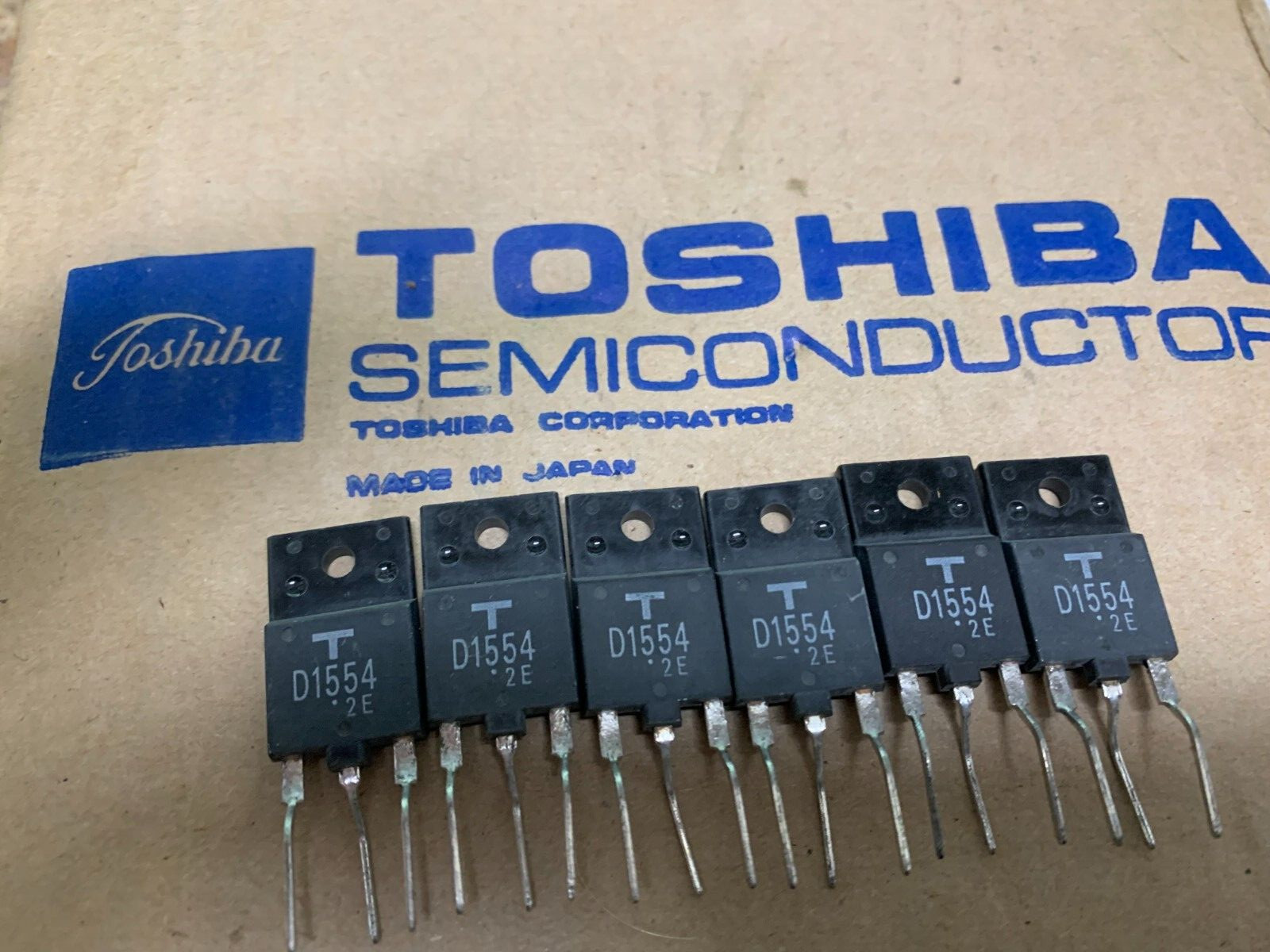 LOT OF 10 2SD1554 Horizontal Output with Damper Diode New Original TOSHIBA
