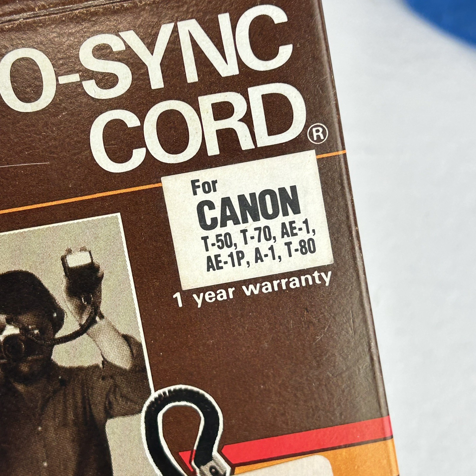ALTREX DUO-SYNC CORD FOR CANON CAMERA WITH ORIGINAL BOX AND INSTRUCTIONS