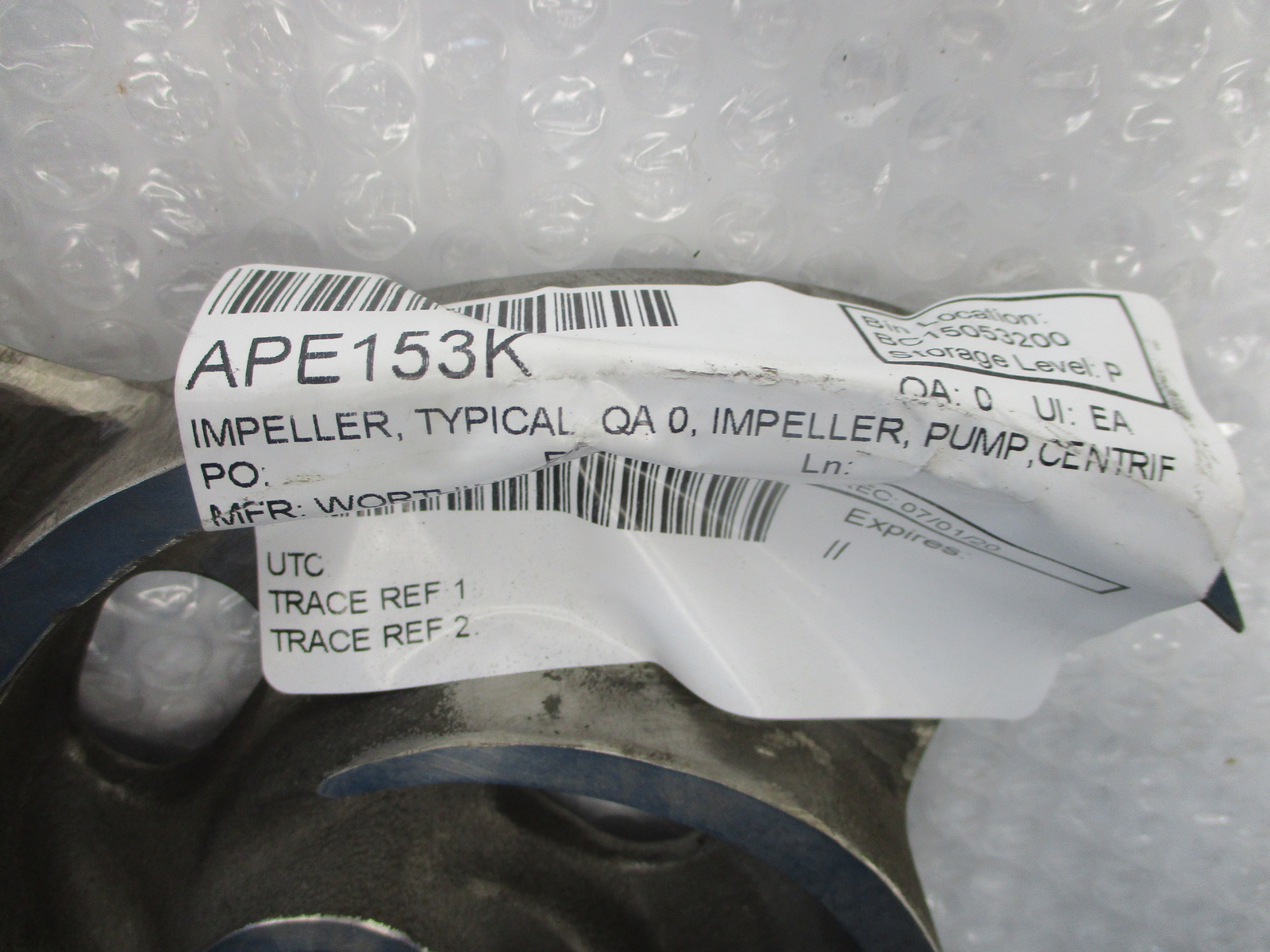 WORTHINGTON 23576 PUMP IMPELLER UNMP