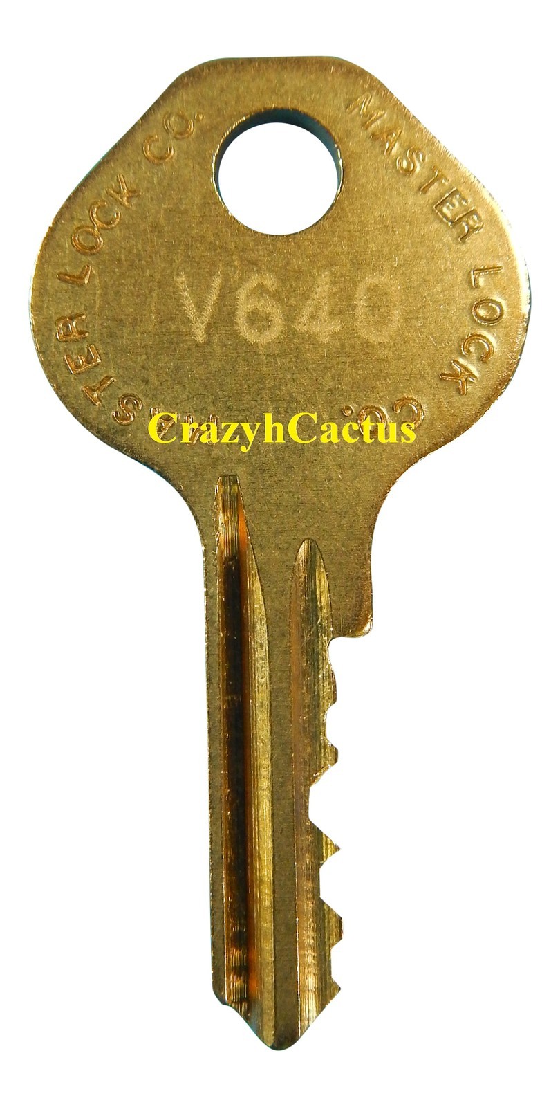 Master Lock Padlock 1525 1585 2010 2076 Control Key OEM Original Master Key V640