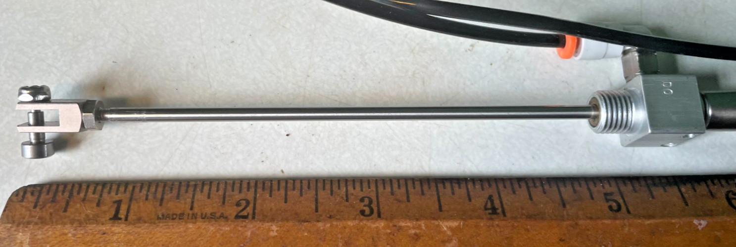 Clippard Minimatic Pneumatic Cylinder/Linear Actuator with 4" Extension