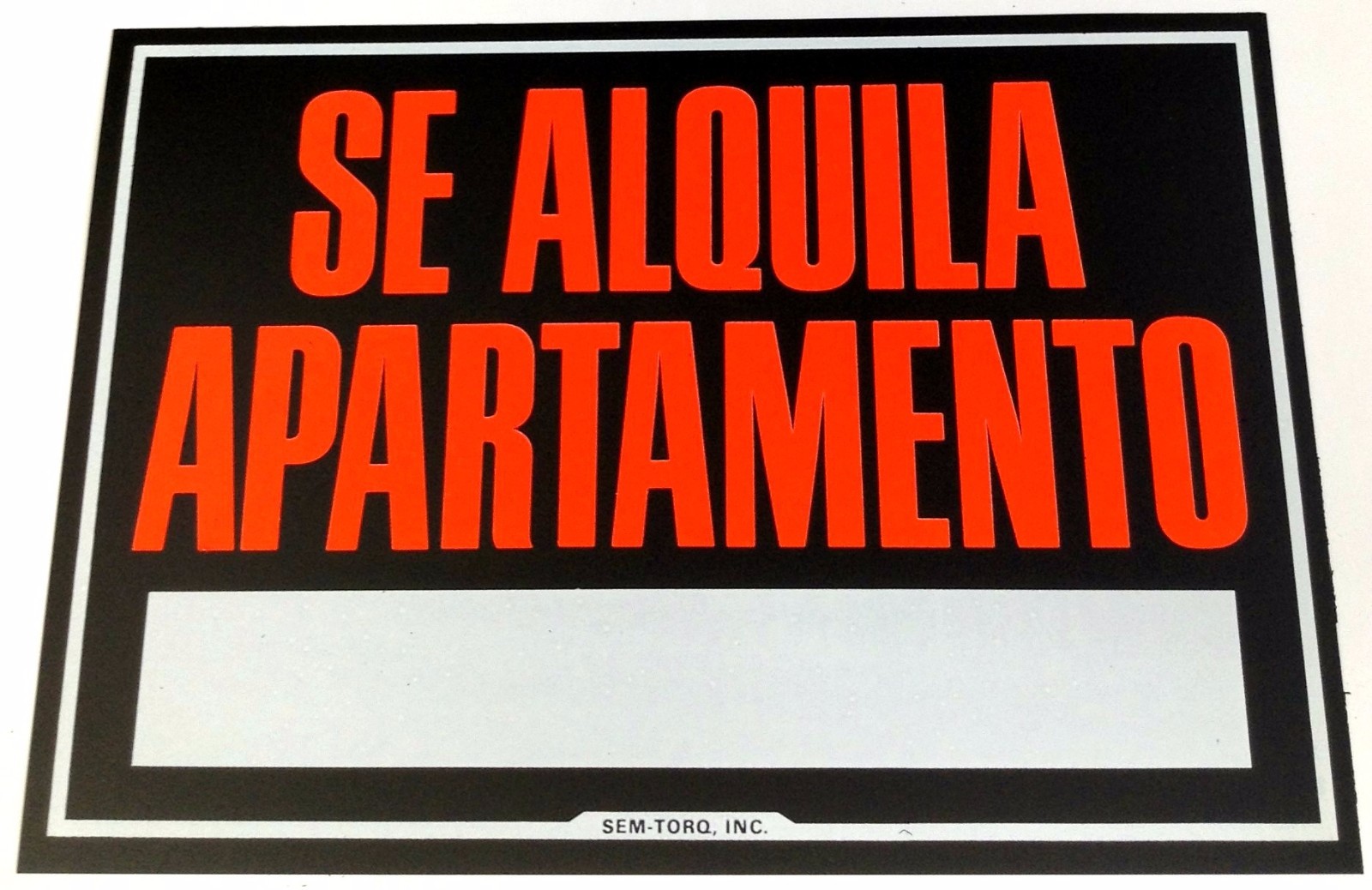 Lot (10) "SE ALQUILA APARTAMENTO" Spanish Signs - 8" X 12"