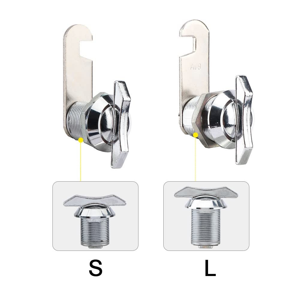 Thumb Operated Offset Cam Lock,Replacement Keyless Compartment Latch, Non-Loc...