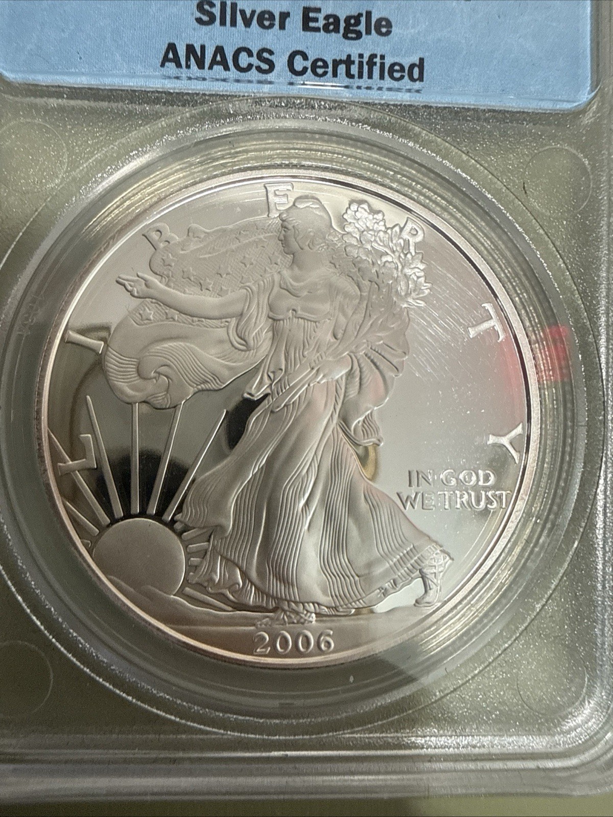 2006-W SILVER EAGLE ANACS PR70DCAM