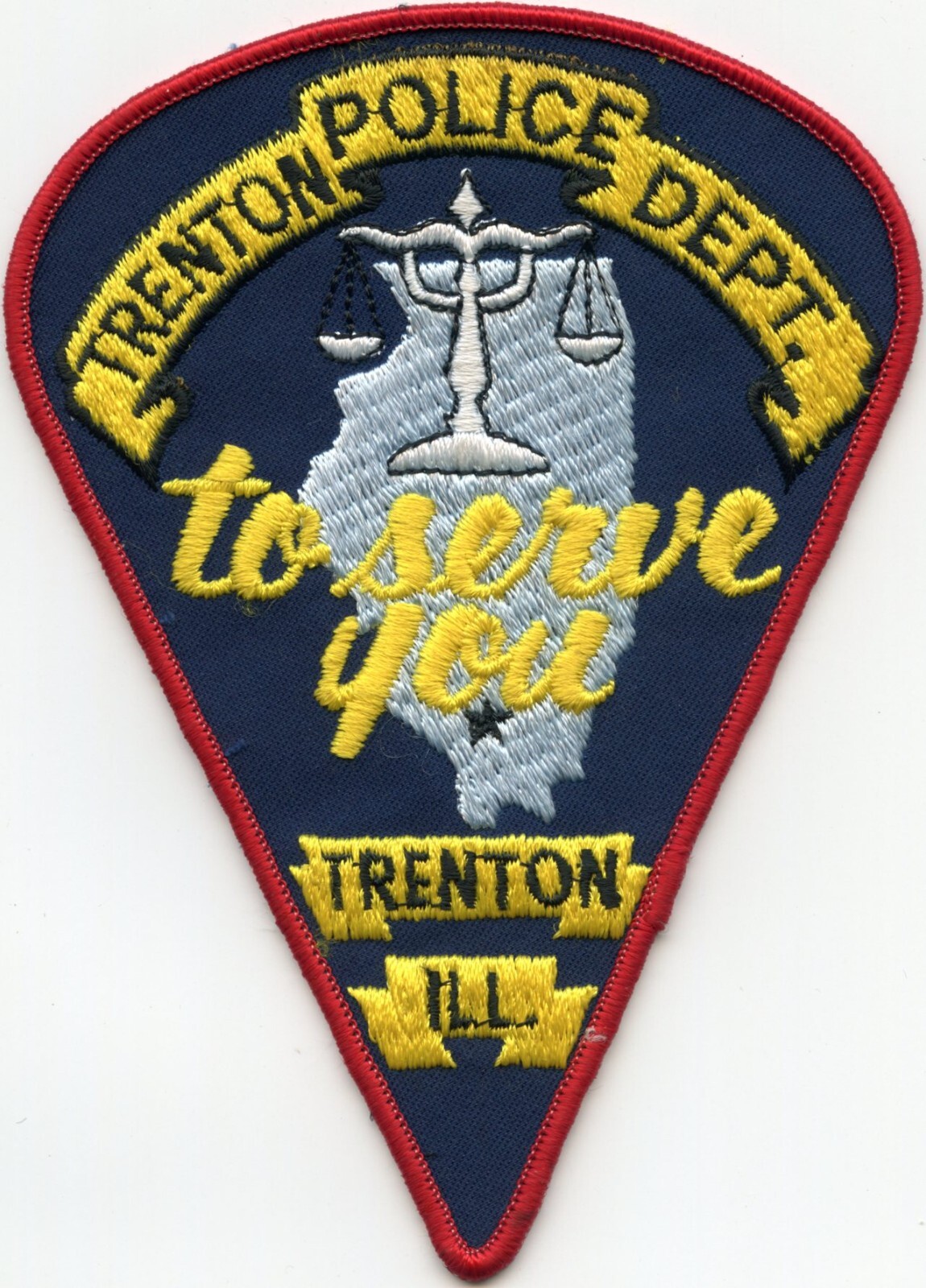 TRENTON ILLINOIS To Serve You POLICE PATCH
