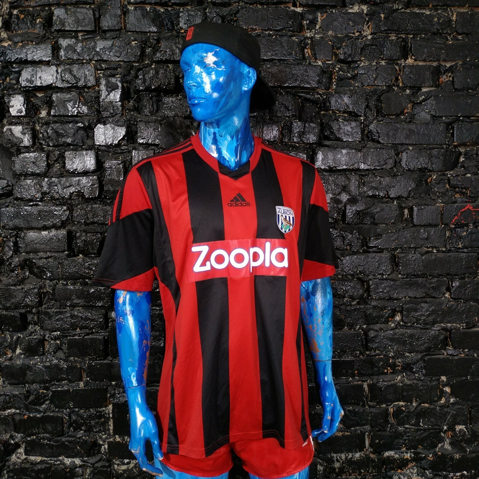 West Bromwich Albion Jersey Away shirt 2013 - 2014 Adidas F40922 Mens Size XXL
