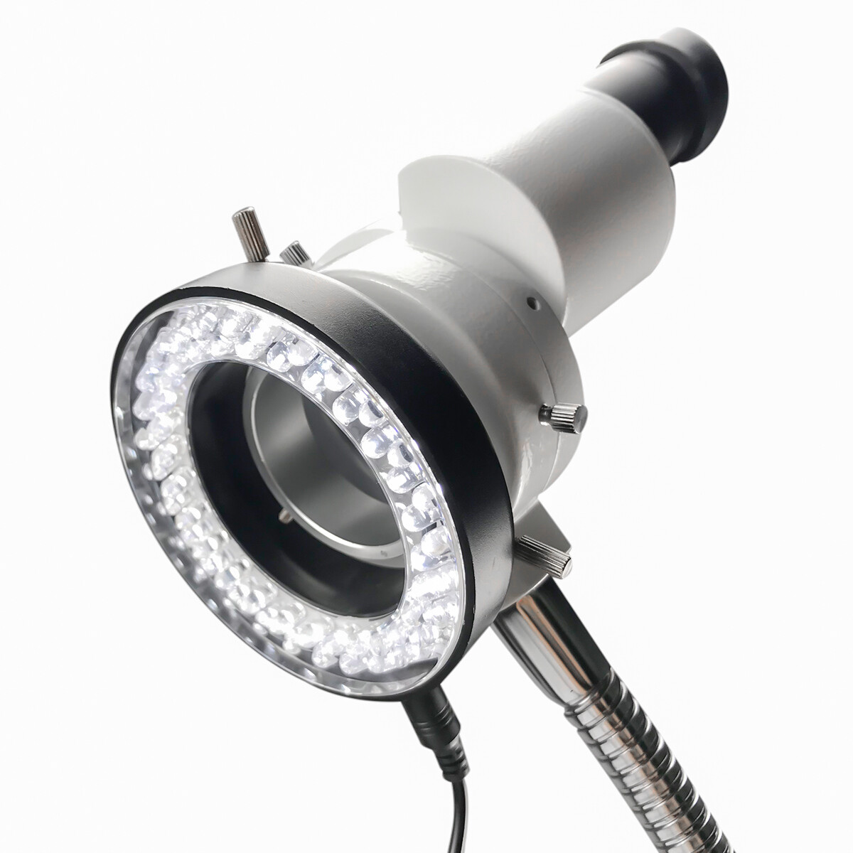 10X Magnification Dental Binocular Microscope Rotatable with LED for Dentists US