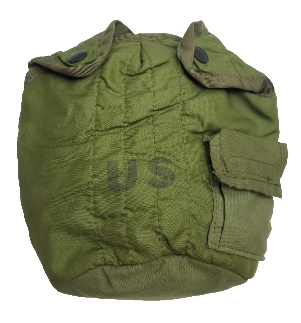 US Military Canteen Cover with Vertical Stitching Dated 1968 - US Army MINT