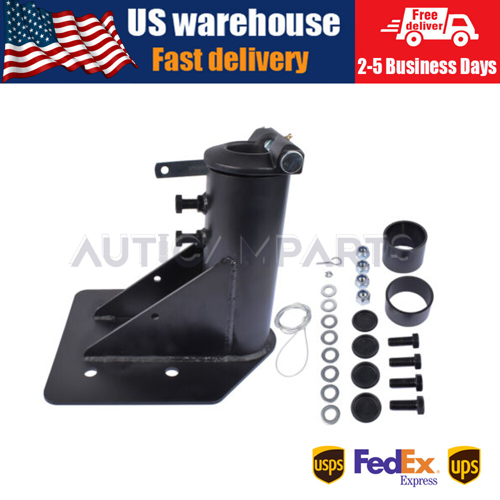 12" - 17" Adjustable Fifth (5th) Wheel For Camper RV Adapter Hitch to Gooseneck