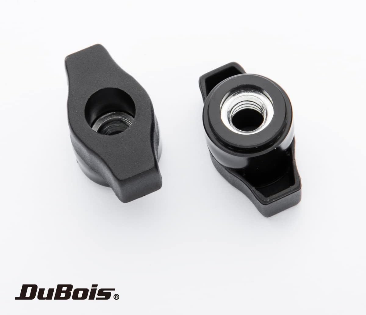 DuBois 5/16"-18 Wing Knobs 10 Pack, Clamping with 7/8 Depth, Black