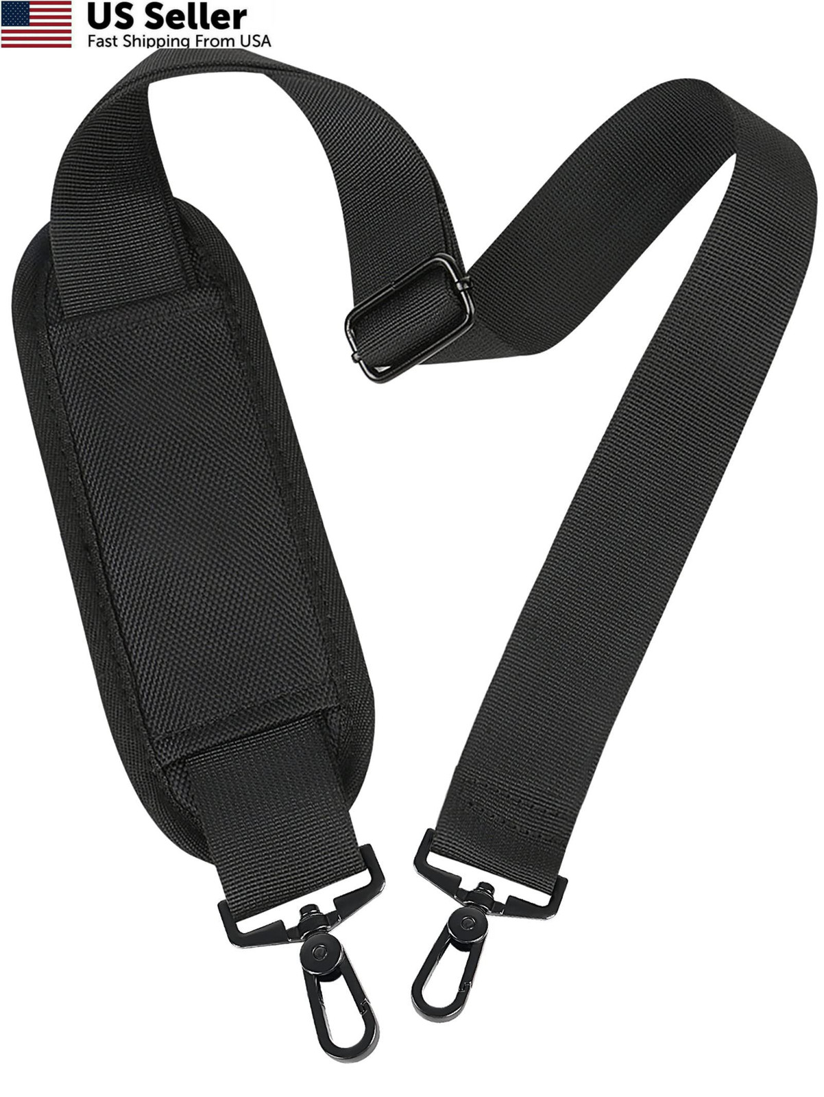 Taygeer Shoulder Strap, 52" Universal Replacement Laptop One Size, A-black