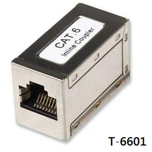 CablesOnline Rj45 CAT.6 Network F/F InLine Coupler, T-6601