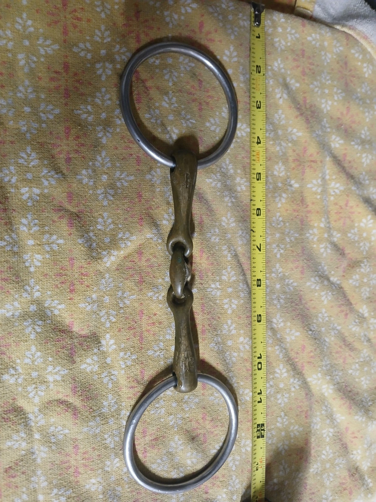 used Herm Sprenger KK Ultra Double-Jointed Bradoon in Aurigan - 5" dressage bit