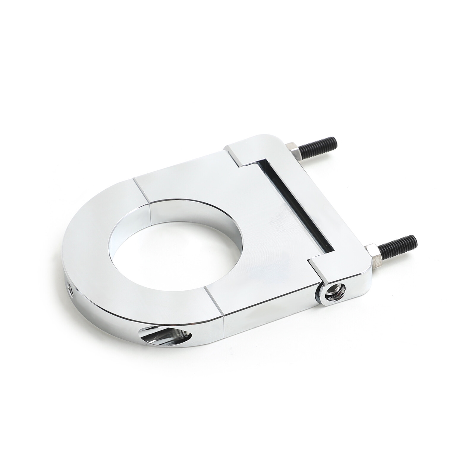 Chrome Universal Aluminum Street Rod 2" Steering Column Drop Bracket 2 1/2" Drop