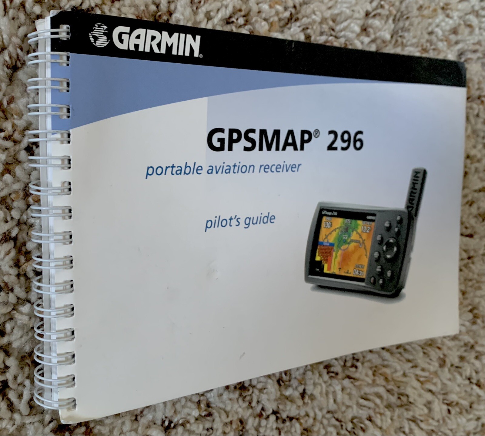 Garmin GPSMAP 296 Portable Aviation Receiver Pilot's Guide