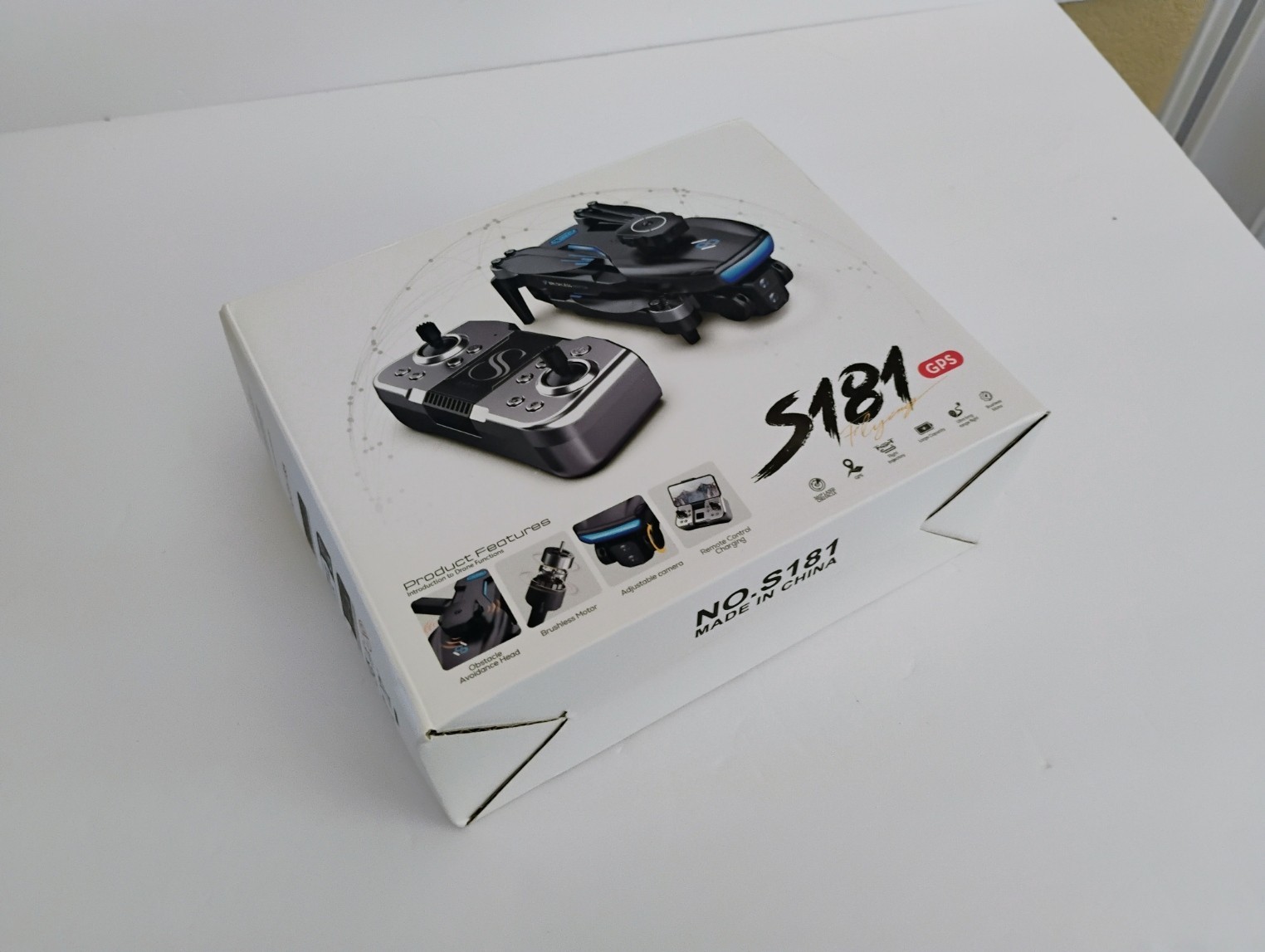 S181 GPS Drone with Camera for Beginners, 8K FPV Drone with Brushless Motor, 5G