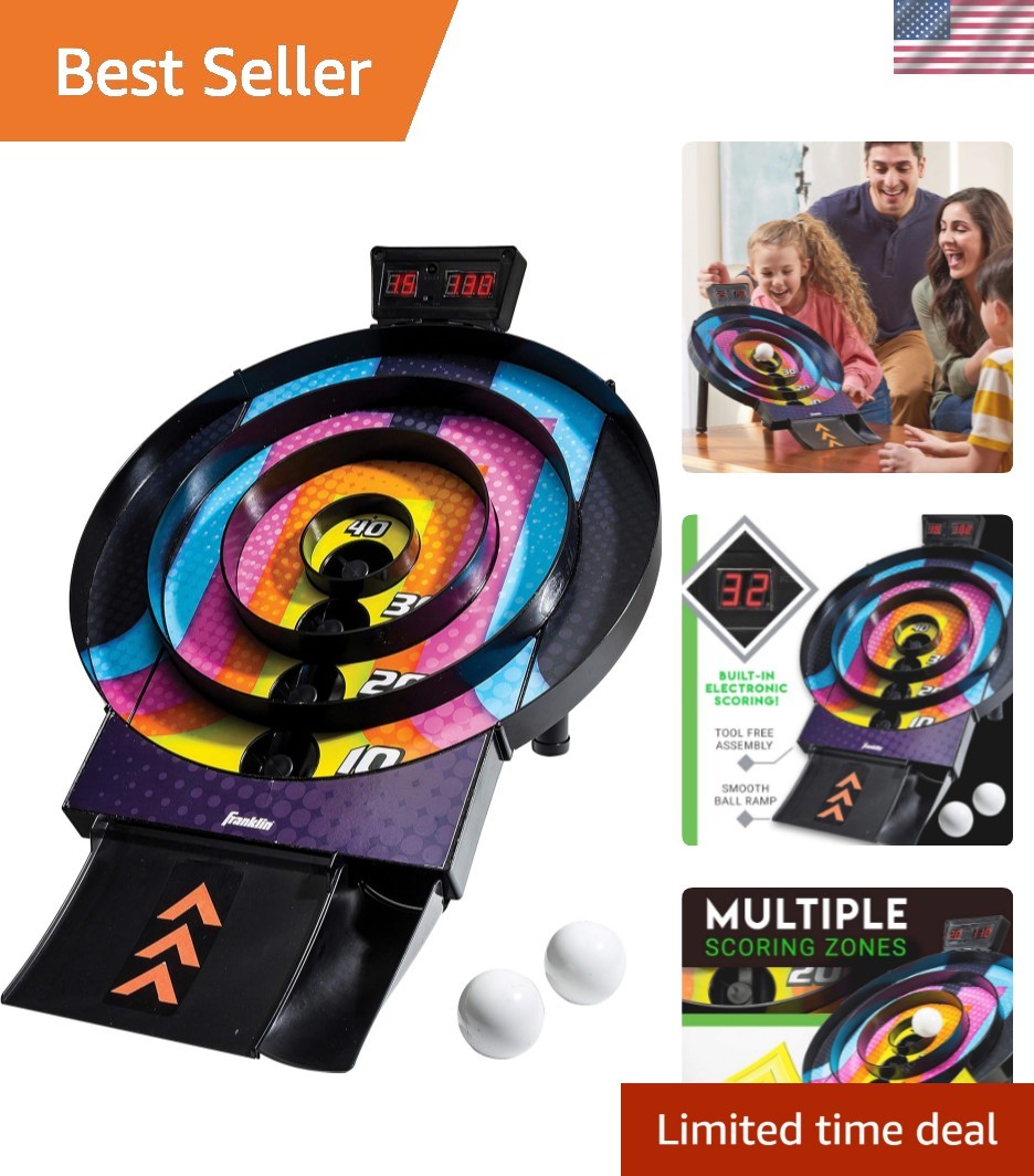 Arcade Style Whirl Ball Game with Automatic Scoring - Family Game Room Must-Have