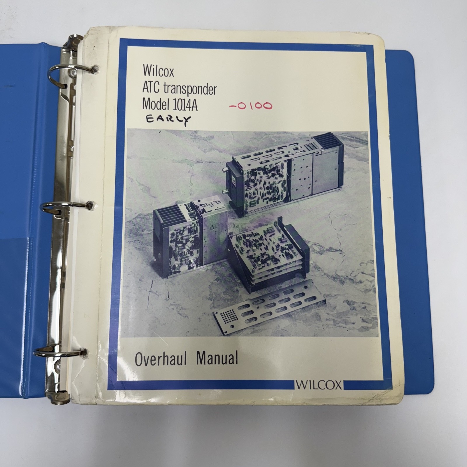 Wilcox ATC Transponder Model 1014A Overhaul Manual with Schematics