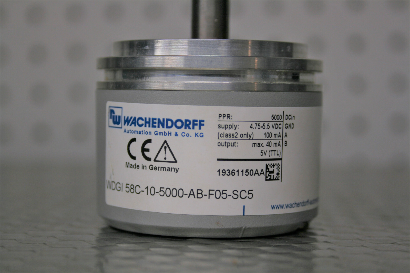 WACHENDORFF WDGI 58C-10-5000-AB-F05-SC5 Encoder